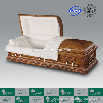 Cremation Caskets Online LUXES US Style Oak Wood Coffin Oakland